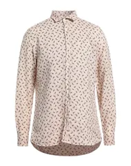 メッサジェリエ メンズ トップス シャツ MESSAGERIE 柄入りシャツ Pale Pink ピンクのサムネイル