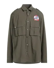 バルマン メンズ トップス シャツ BALMAIN シャツ Military Green グリーンのサムネイル