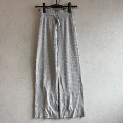 UNIQLO ウォッシャブルニットリブパンツ　M