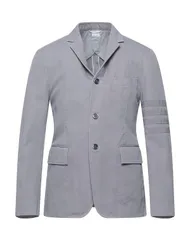 トムブラウン メンズ アウター ジャケット・ブルゾン THOM BROWNE テーラードジャケット Gray グレーのサムネイル