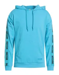 モスキーノ メンズ アウター パーカー・スウェット MOSCHINO スウェット Turquoise Blue ブルーのサムネイル