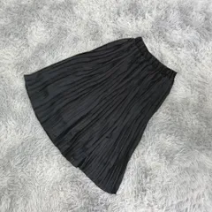 【人気！】プリーツロングスカート (M) 大人カワイイ エレガント 一点もの
