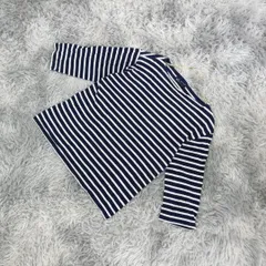 【SAINT JAMES】ボーダー柄七分袖カットソー (M) カジュアル 人気