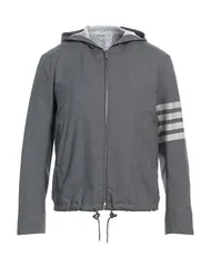 トムブラウン メンズ アウター ジャケット・ブルゾン THOM BROWNE ブルゾン Gray グレーのサムネイル