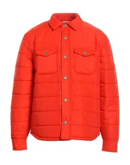 ゲス メンズ アウター ジャケット・ブルゾン GUESS パファージャケット Orange オレンジのサムネイル