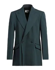マルタンマルジェラ メンズ アウター ジャケット・ブルゾン MM6 MAISON MARGIELA テーラードジャケット Deep Teal ティールのサムネイル