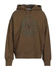 ヴェルサーチ メンズ アウター パーカー・スウェット VERSACE JEANS COUTURE パーカー Military Green グリーンのサムネイル
