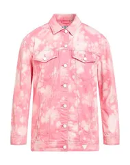 ゲス メンズ アウター ジャケット・ブルゾン GUESS デニムブルゾン Pink ピンクのサムネイル