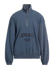 ロウ クラシック メンズ アウター パーカー・スウェット LOW CLASSIC スウェット Blue Gray グレー