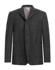 トムブラウン メンズ アウター ジャケット・ブルゾン THOM BROWNE テーラードジャケット Black ブラックのサムネイル