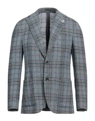 ラルディーニ メンズ アウター ジャケット・ブルゾン LARDINI テーラードジャケット Blue ブルーのサムネイル