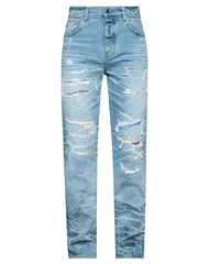 アミリ メンズ ボトムス デニムパンツ AMIRI ストレートレッグ Blue ブルーのサムネイル
