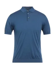 フェデーリ メンズ トップス ポロシャツ FEDELI ポロシャツ Navy ネイビーのサムネイル