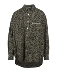 パーム・エンジェルス メンズ トップス シャツ PALM ANGELS 柄入りシャツ Military Green グリーンのサムネイル