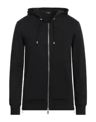 バルマン メンズ アウター パーカー・スウェット BALMAIN パーカー Black ブラックのサムネイル