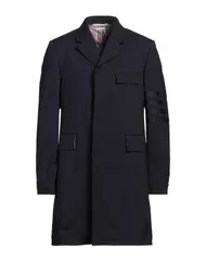 トムブラウン メンズ アウター コート THOM BROWNE ライトコート Midnight Blue ブルーのサムネイル