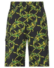 エムエスジイエム メンズ ボトムス ハーフパンツ・ショーツ MSGM ショートパンツ＆バミューダパンツ Black ブラックのサムネイル