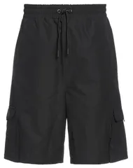 フィラ メンズ ボトムス ハーフパンツ・ショーツ FILA ショートパンツ＆バミューダパンツ Black ブラック