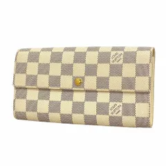 ルイ・ヴィトン(Louis Vuitton) ルイ・ヴィトン 長財布 ダミエ・アズール ポルトフォイユサラ N61735 ホワイトレディース P2565481