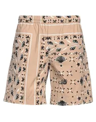 【送料無料】 エムエスジイエム メンズ ハーフパンツ・ショーツ ボトムス ショートパンツ＆バミューダパンツ ベージュ