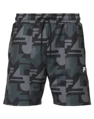 フィラ メンズ ボトムス ハーフパンツ・ショーツ FILA ショートパンツ＆バミューダパンツ Black ブラックのサムネイル