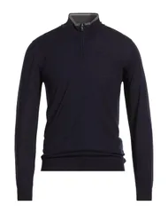 フェデーリ メンズ アウター ニット・セーター FEDELI ファスナー付きニット Midnight Blue ブルーのサムネイル