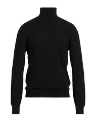 フェデーリ メンズ アウター ニット・セーター FEDELI カシミヤニット Black ブラックのサムネイル