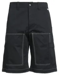 エムエスジイエム メンズ ボトムス ハーフパンツ・ショーツ MSGM ショートパンツ＆バミューダパンツ Black ブラックのサムネイル