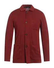 ラルディーニ メンズ アウター カーディガン LARDINI カーディガン Reddish Brown ブラウンのサムネイル