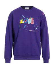 エディター メンズ アウター パーカー・スウェット THEDITOR スウェット Purple パープルのサムネイル