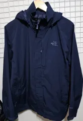 ザノースフェイス ネイビー ウィンドブレーカー フード ジャケット
