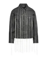 ヴァレンティノ メンズ アウター ジャケット・ブルゾン VALENTINO GARAVANI デニムブルゾン Black ブラックのサムネイル