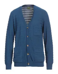 ラルディーニ メンズ アウター カーディガン LARDINI カーディガン Blue ブルーのサムネイル