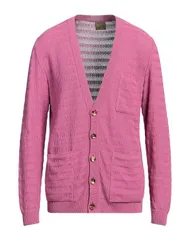 ラルディーニ メンズ アウター カーディガン LARDINI カーディガン Magenta マゼンタのサムネイル