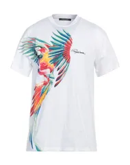 ロベルトカヴァリ メンズ トップス Tシャツ ROBERTO CAVALLI Ｔシャツ White ホワイトのサムネイル