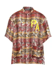 パーム・エンジェルス メンズ トップス シャツ PALM ANGELS 柄入りシャツ Brown ブラウンのサムネイル