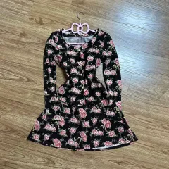 ヴィンテージ いちご チョコ フラワー ONE PIECE カーディガン 姫ギャル リズリサ風 姫カジ ゴシック