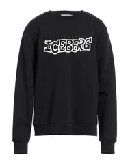 アイスバーグ メンズ アウター パーカー・スウェット ICEBERG スウェット Black ブラックのサムネイル