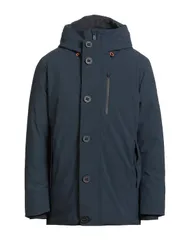 セイブ ザ ダック メンズ アウター ジャケット・ブルゾン SAVE THE DUCK パファージャケット Navy ネイビー