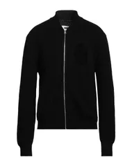 マルタンマルジェラ メンズ アウター カーディガン MM6 MAISON MARGIELA ファスナー付きニット Black ブラックのサムネイル