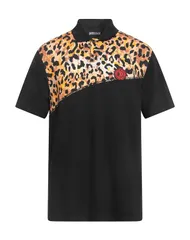 ジャストカバリ メンズ トップス ポロシャツ JUST CAVALLI ポロシャツ Black ブラックのサムネイル