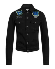 オフホワイト メンズ アウター ジャケット・ブルゾン OFFWHITE デニムブルゾン Black ブラックのサムネイル