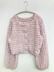 nemne ネンネ カーディガン/ボレロ F パープル