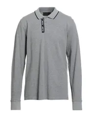 フィリッププレイン メンズ トップス ポロシャツ PHILIPPLEIN ポロシャツ Gray グレーのサムネイル