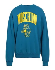 モスキーノ メンズ アウター パーカー・スウェット MOSCHINO スウェット Deep Teal ティールのサムネイル