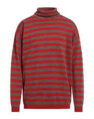 ラルディーニ メンズ アウター ニット・セーター LARDINI タートルネック Khaki カーキのサムネイル