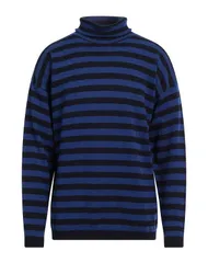 ラルディーニ メンズ アウター ニット・セーター LARDINI タートルネック Blue ブルーのサムネイル