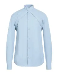 【送料無料】 オフホワイト メンズ シャツ トップス 無地シャツ ライトブルー