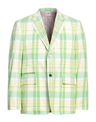 トムブラウン メンズ アウター ジャケット・ブルゾン THOM BROWNE テーラードジャケット Light Green グリーンのサムネイル