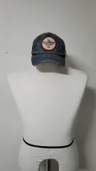 ONEサイズ POLO RALPH LAUREN(ポロラルフローレン) ジーン オールドスクール デニム ウォッシュ ダメージ デニムxナイロン ブレンド ベースボールキャップ